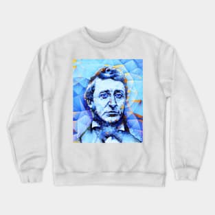 Henry David Thoreau Portrait | Henry David Thoreau Artwork | Henry David Thoreau Painting 10 Crewneck Sweatshirt